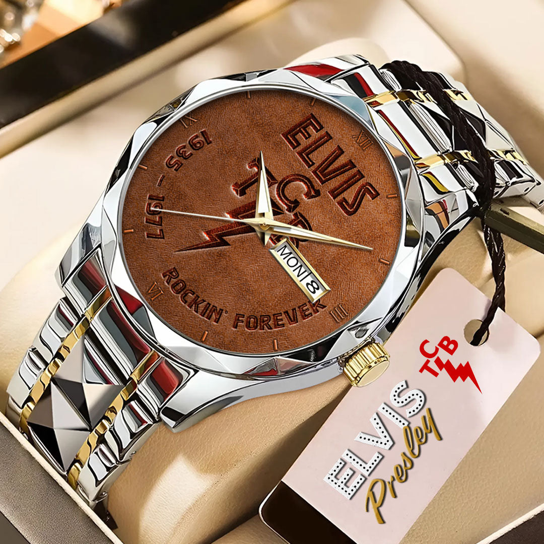 Elvis Presley Alloy Luxury Quartz Watch – HOATT 11976