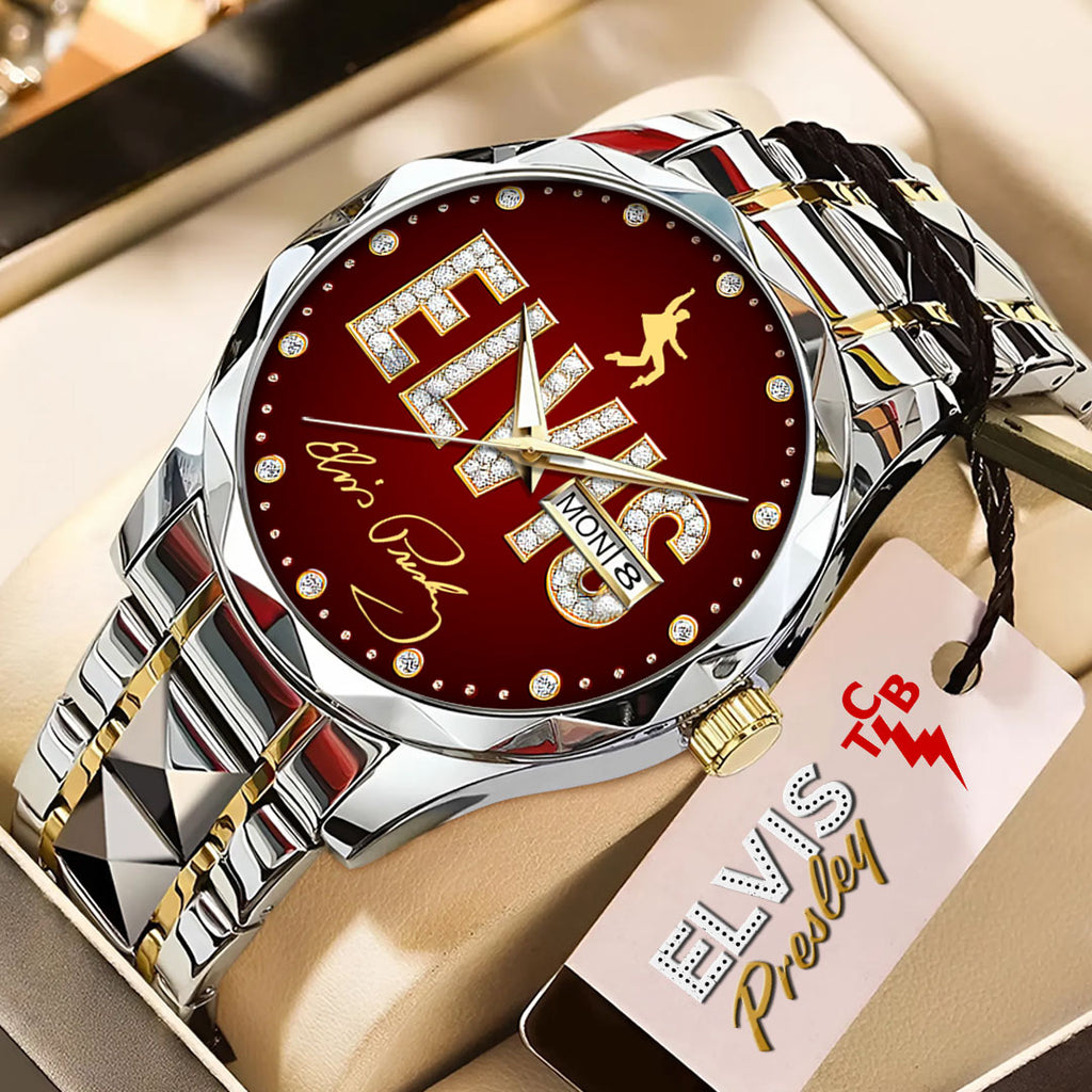 Elvis Presley Alloy Luxury Quartz Watch – HOATT 12280