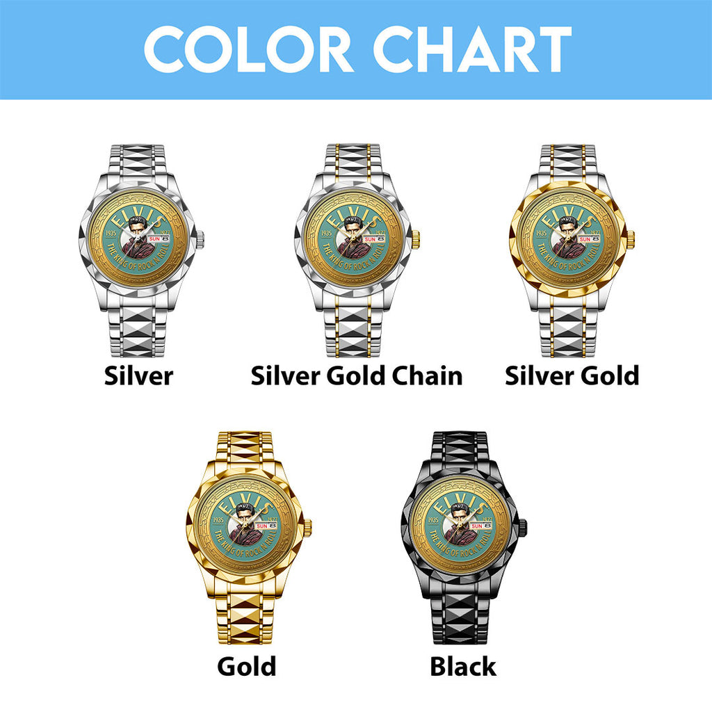 Elvis Presley Alloy Luxury Quartz Watch – HOATT15622