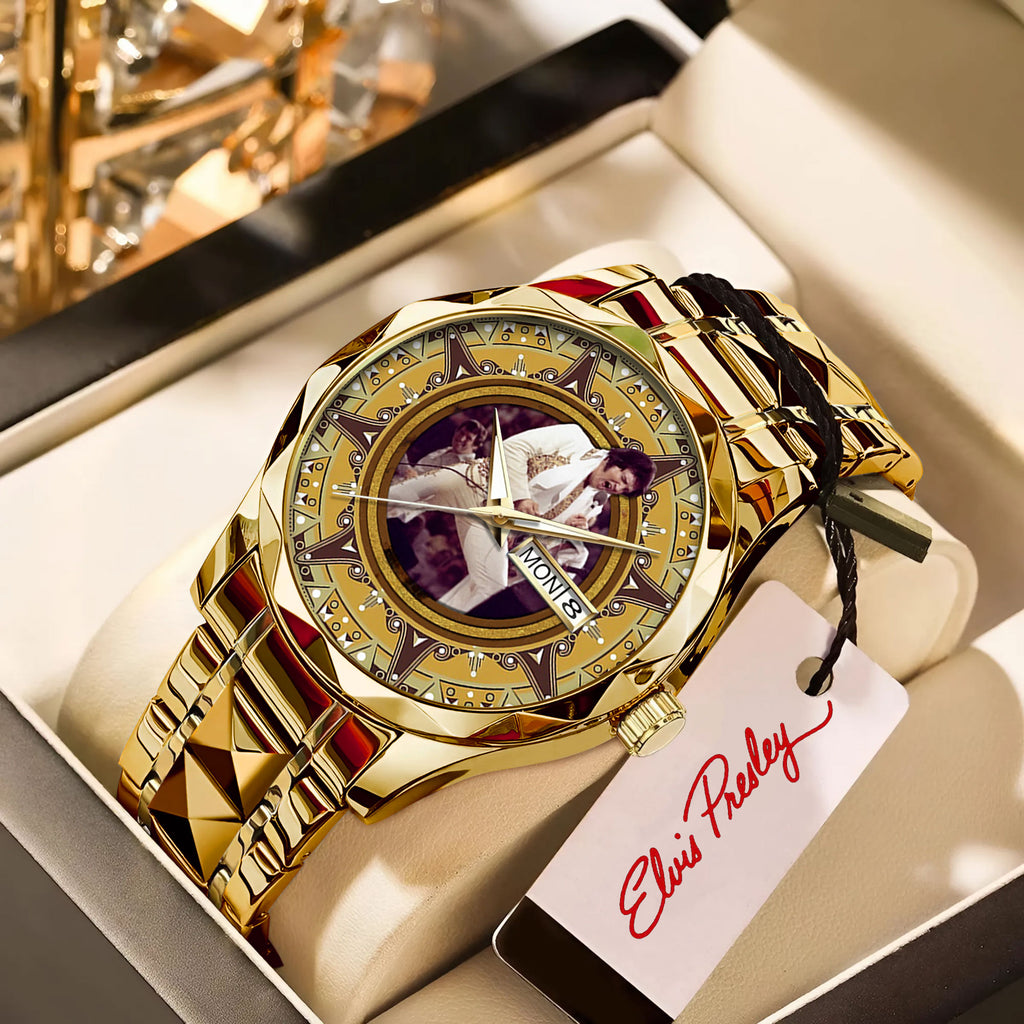 Elvis Presley Alloy Luxury Quartz Watch – MAITM 11970