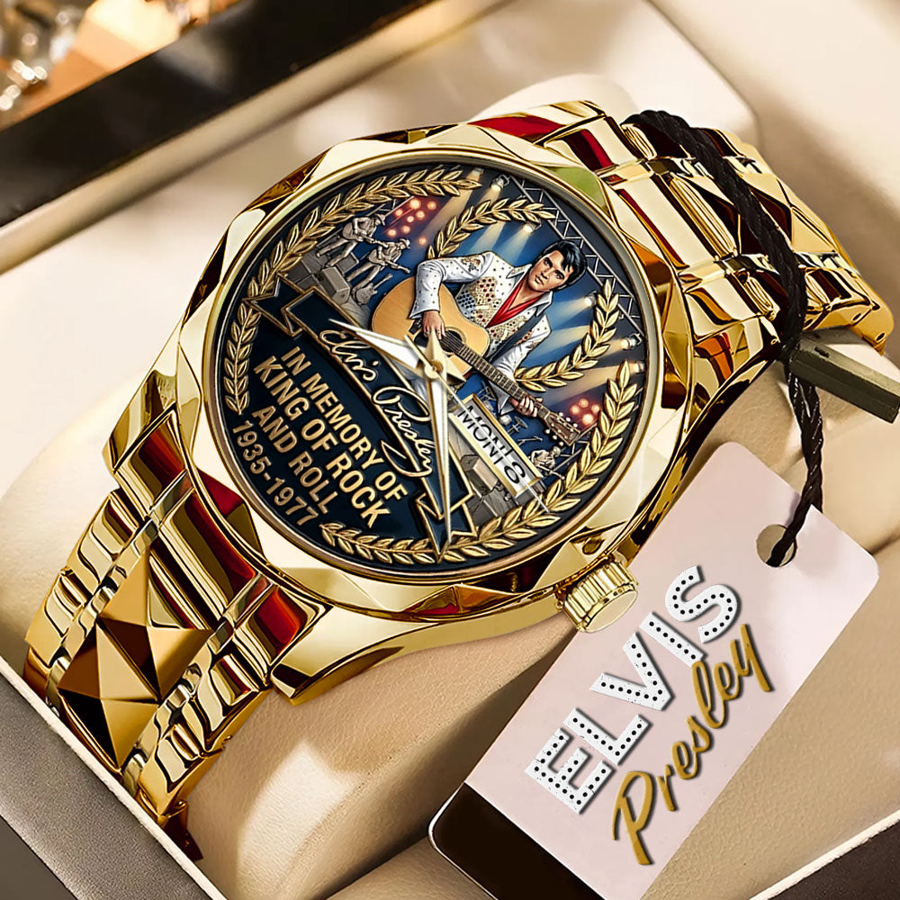 Elvis Presley Alloy Luxury Quartz Watch – MAITM14582