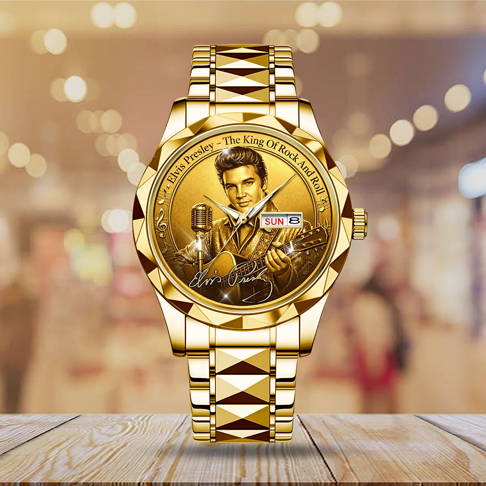 Elvis Presley Alloy Luxury Quartz Watch – MAITM14654