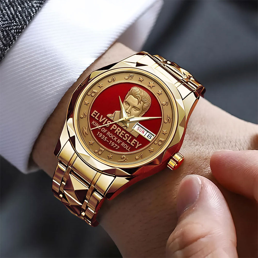 Elvis Presley Alloy Luxury Quartz Watch – MAITM15012