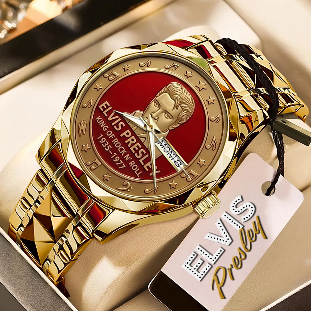 Elvis Presley Alloy Luxury Quartz Watch – MAITM15012