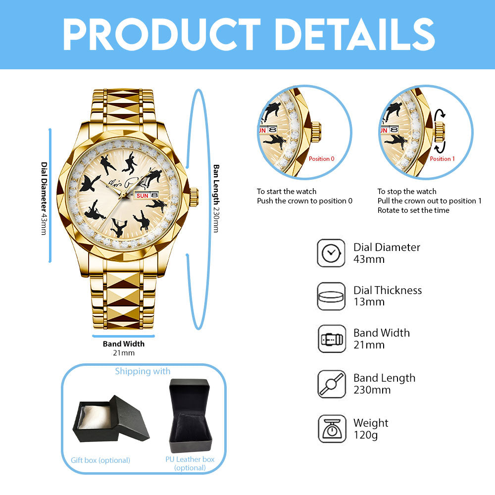 Elvis Presley Alloy Luxury Quartz Watch – TANTN 14497