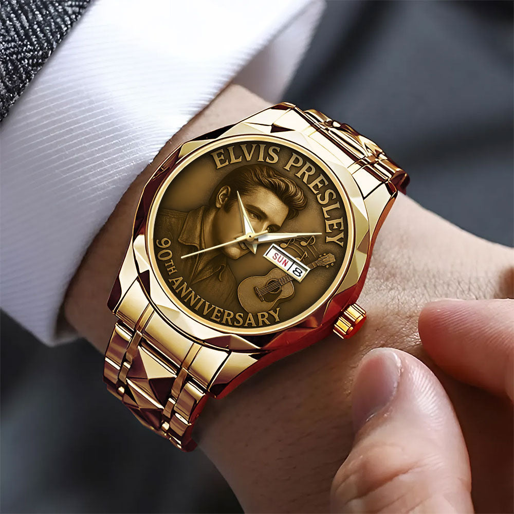 Elvis Presley Alloy Luxury Quartz Watch – TANTN15874