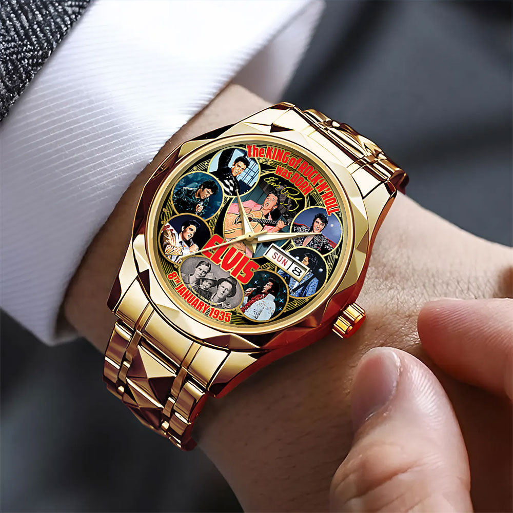 Elvis Presley Alloy Luxury Quartz Watch – TANTN16714