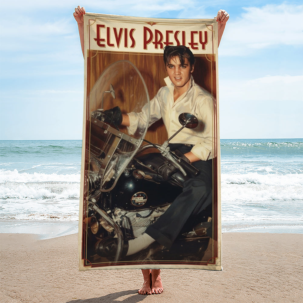 Elvis Presley Rectangle Beach Towel – TMTHU7538