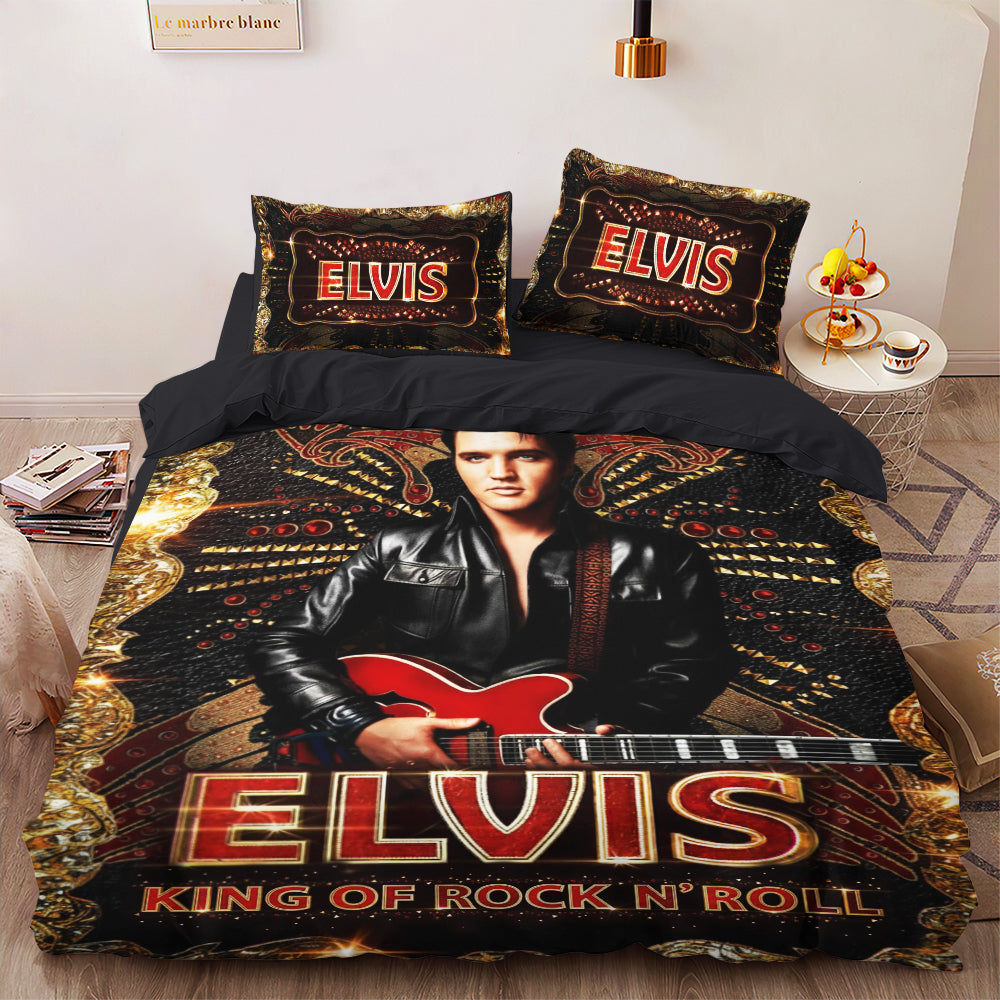 Elvis Presley 3-Piece Duvet Bedding Set – TMTHU6394