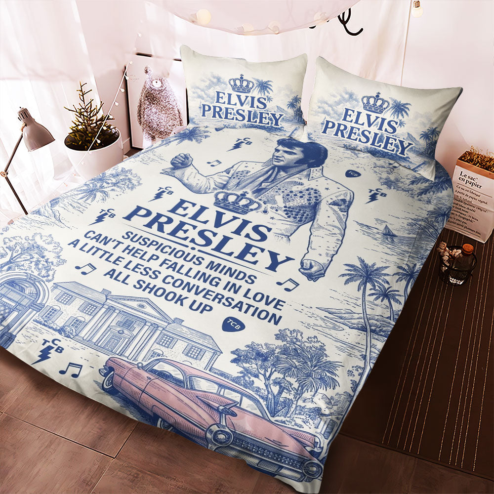 Elvis Presley 3-Piece Duvet Bedding Set – TMTHU7503