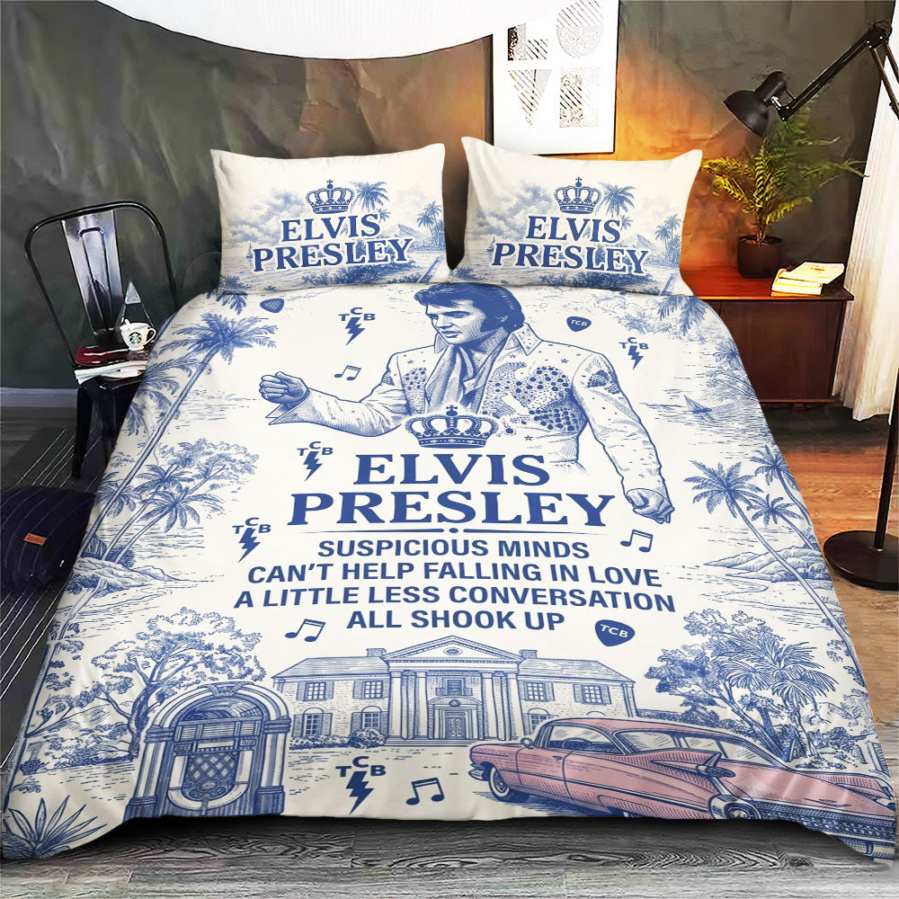 Elvis Presley 3-Piece Duvet Bedding Set – TMTHU7503