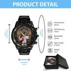 Elvis Presley Black Stainless Steel Watch – TMTHU6583