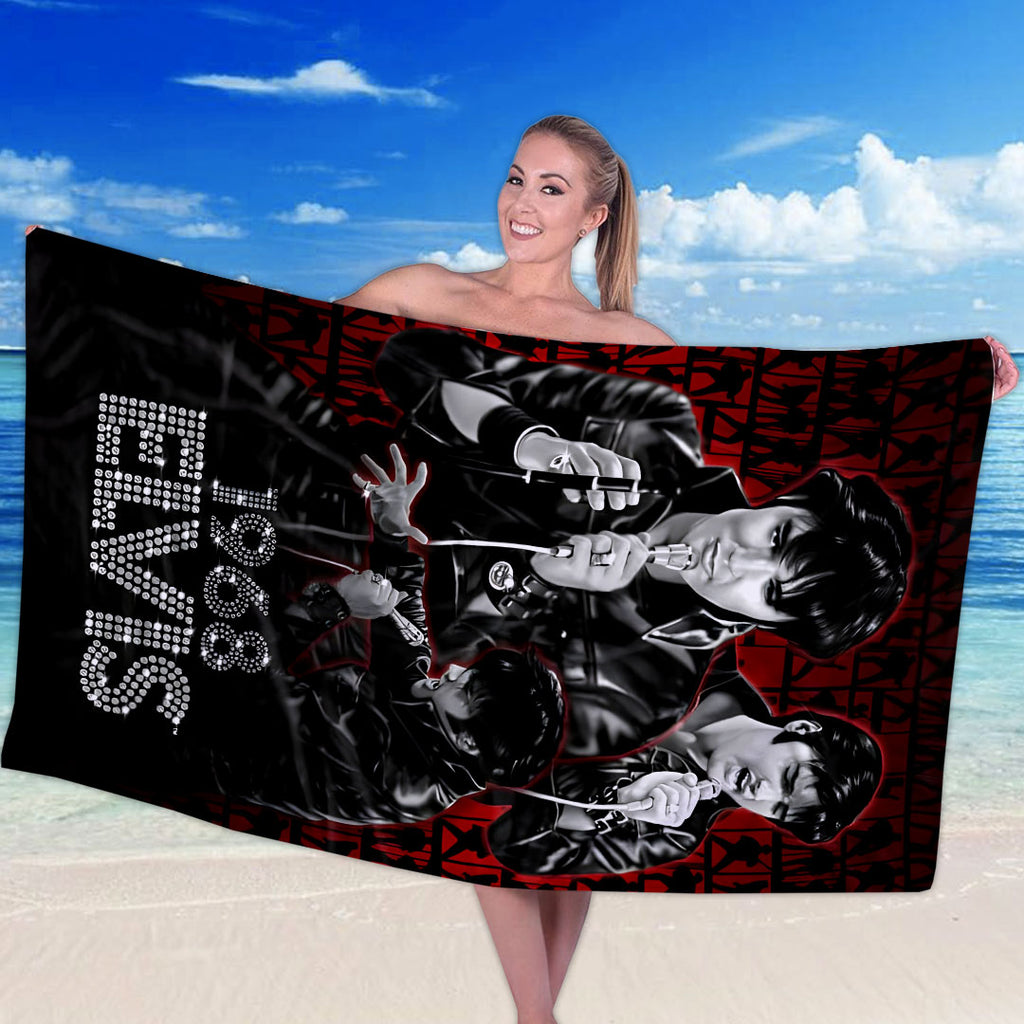 Elvis Presley Rectangle Beach Towel – HOATT15626