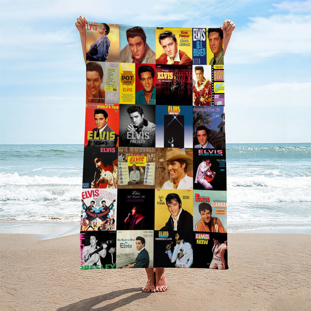 Elvis Presley Rectangle Beach Towel – HOATT15627