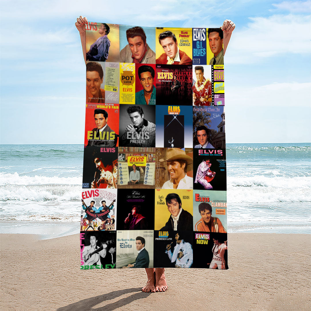 Elvis Presley Rectangle Beach Towel – HOATT15627