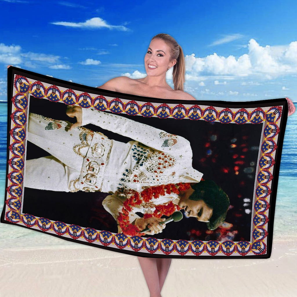 Elvis Presley Rectangle Beach Towel – HOATT15628