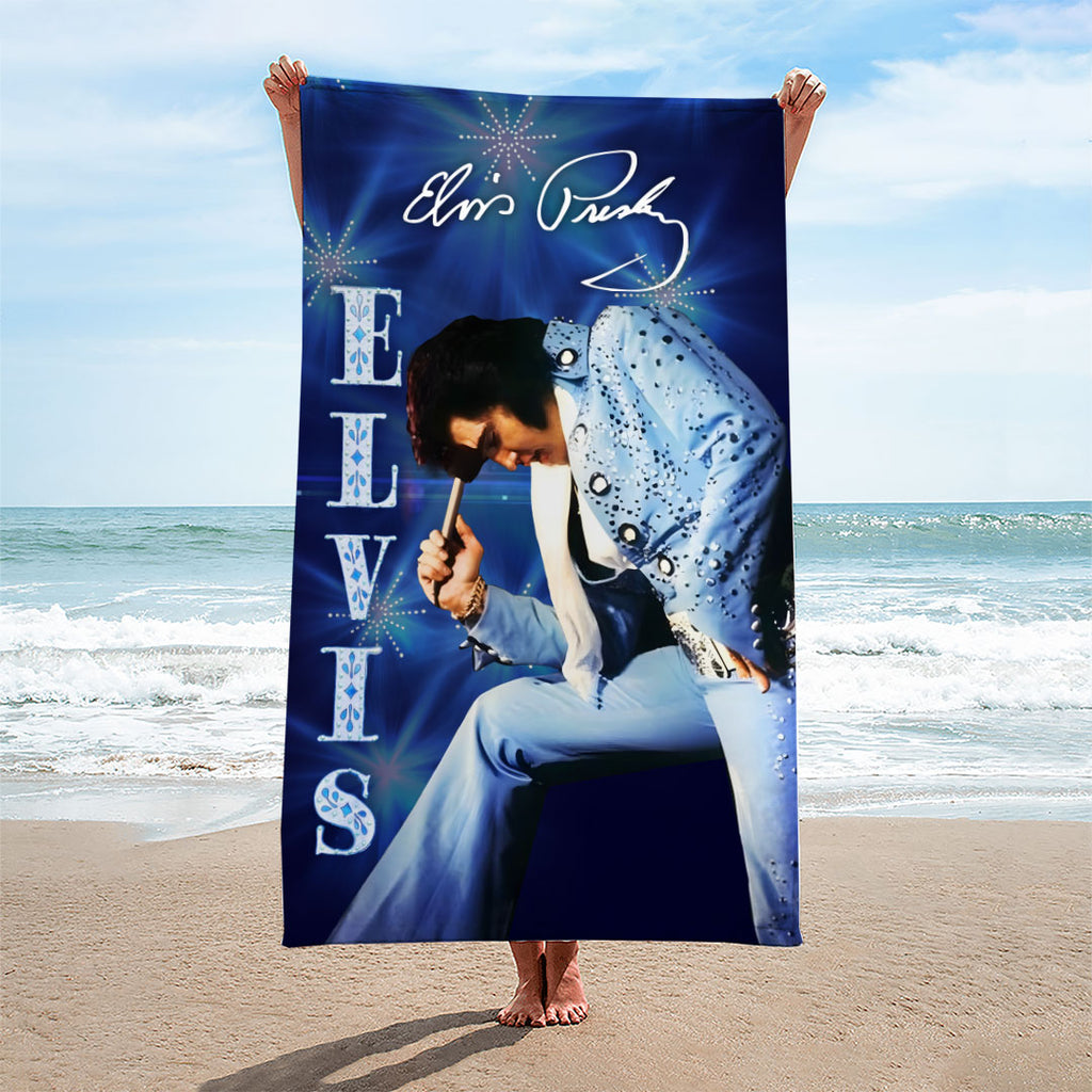 Elvis Presley Rectangle Beach Towel – HOATT15881