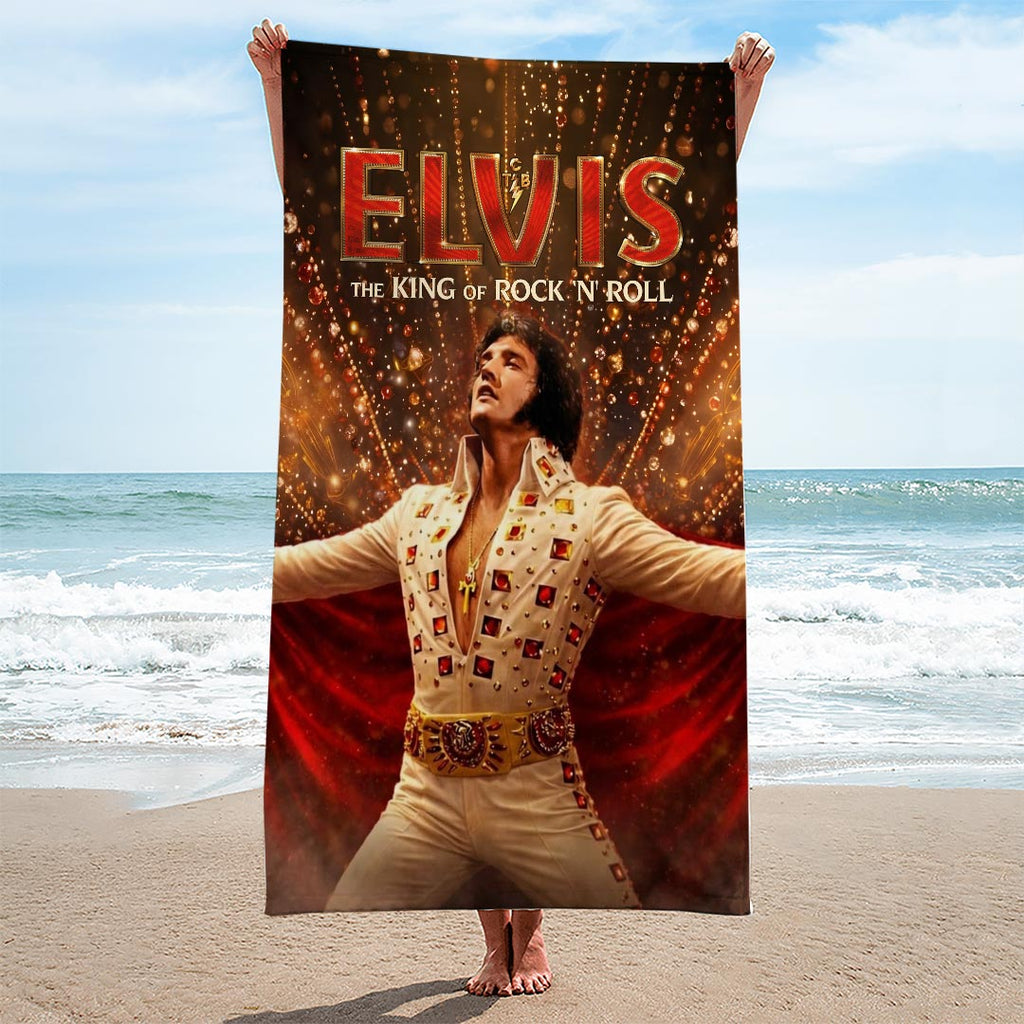Elvis Presley Rectangle Beach Towel – HOATT16844