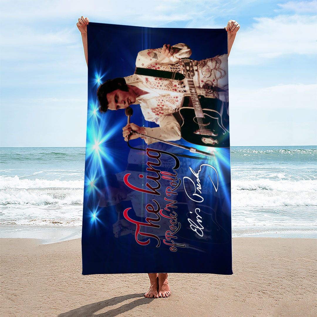 Elvis Presley Rectangle Beach Towel – HOATT17145