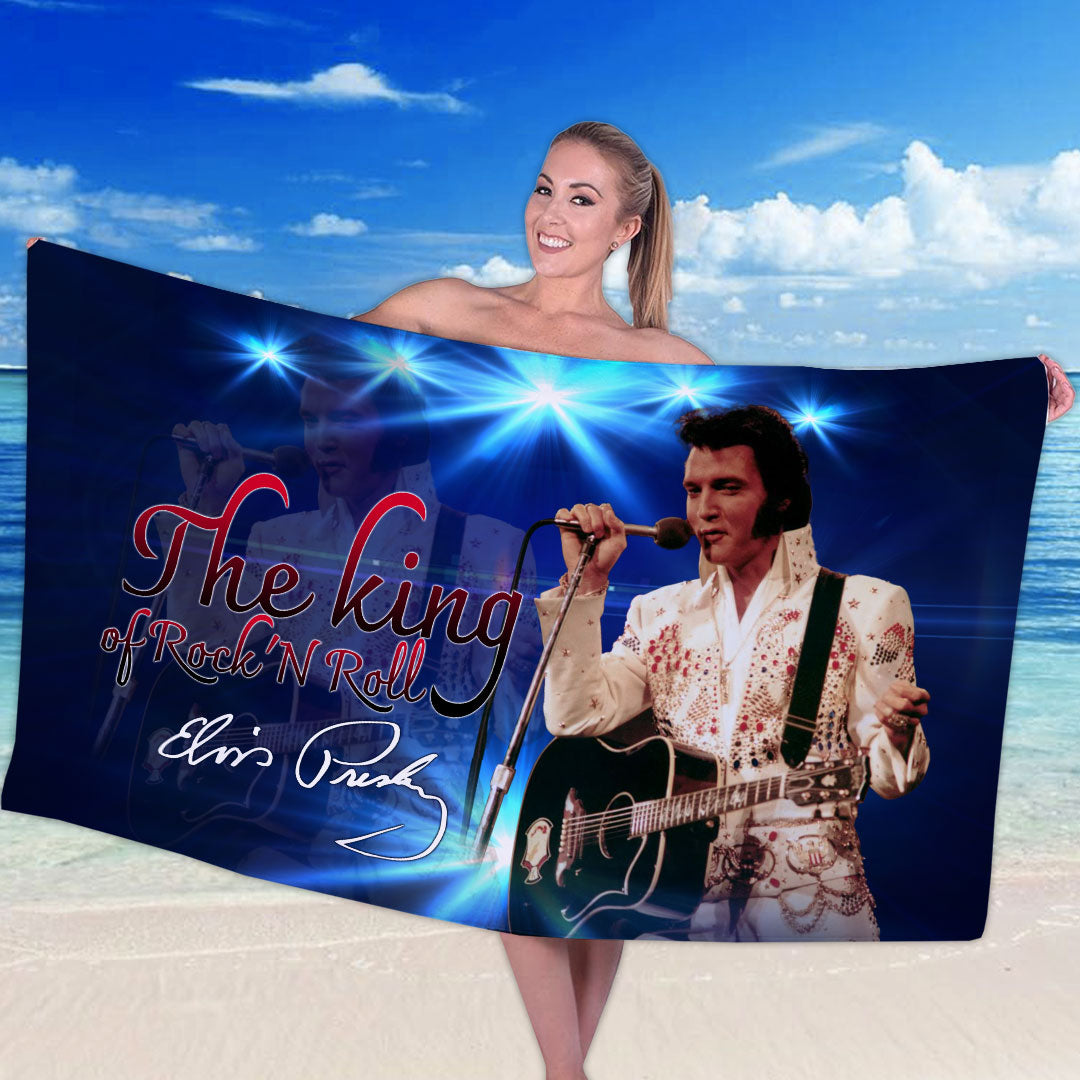 Elvis Presley Rectangle Beach Towel – HOATT17145