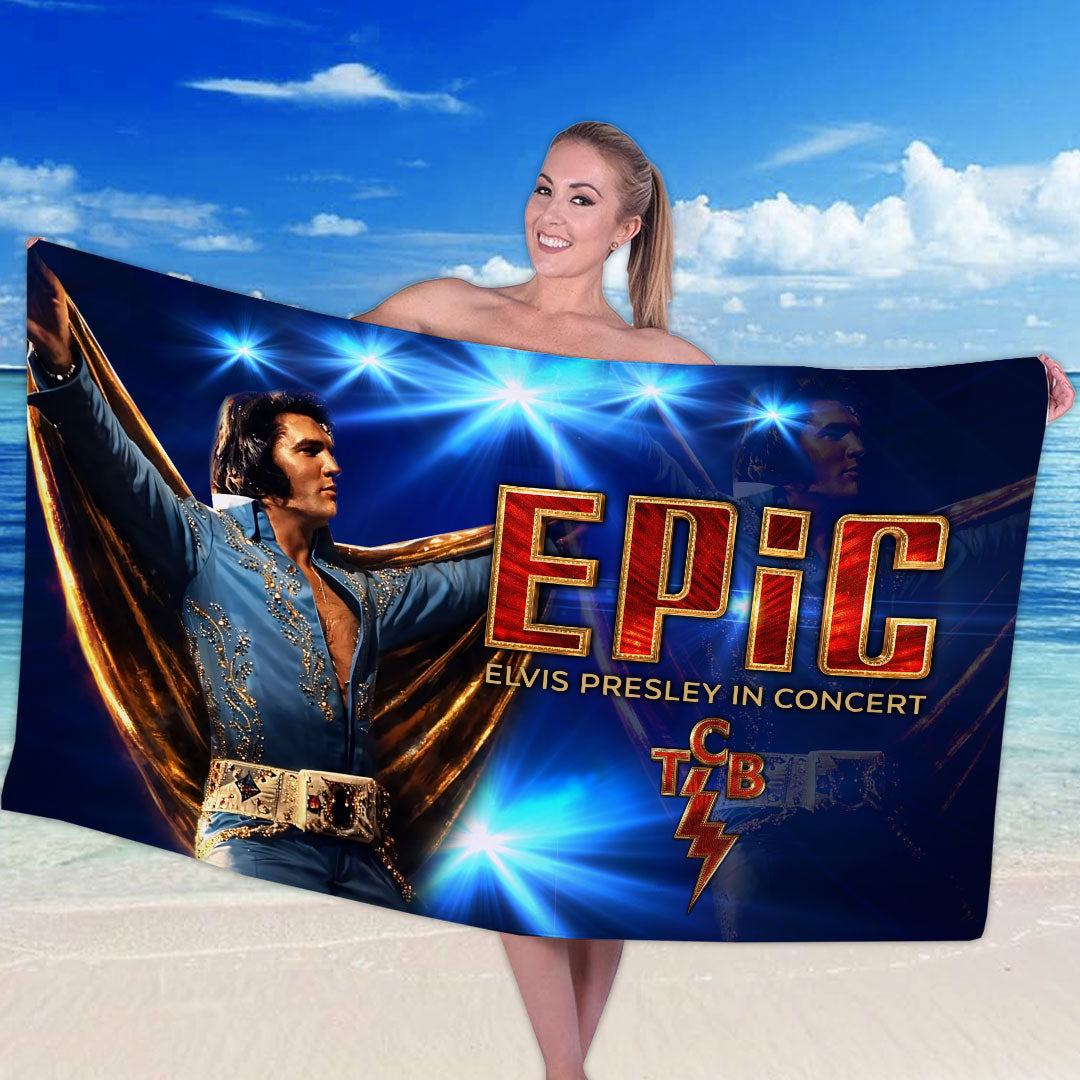 Elvis Presley Rectangle Beach Towel – HOATT17182