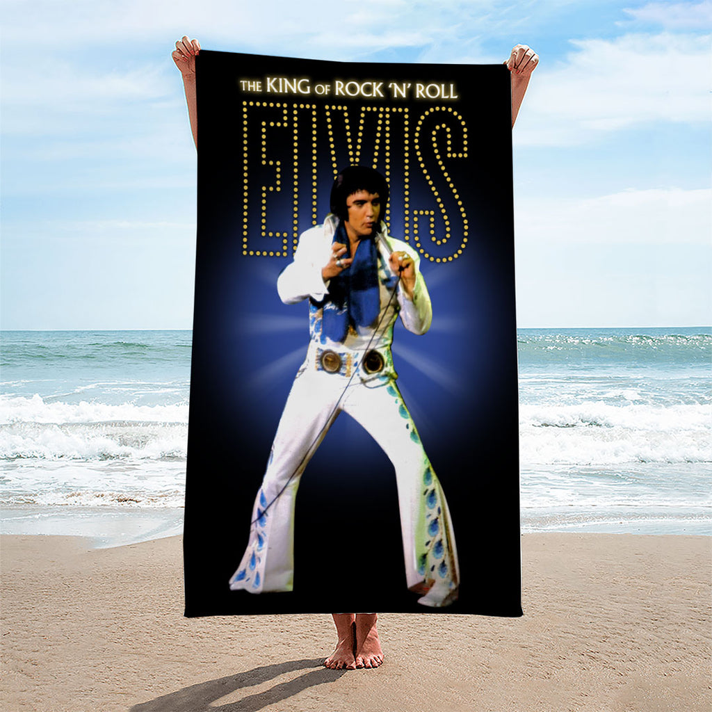 Elvis Presley Rectangle Beach Towel – HOATT17823