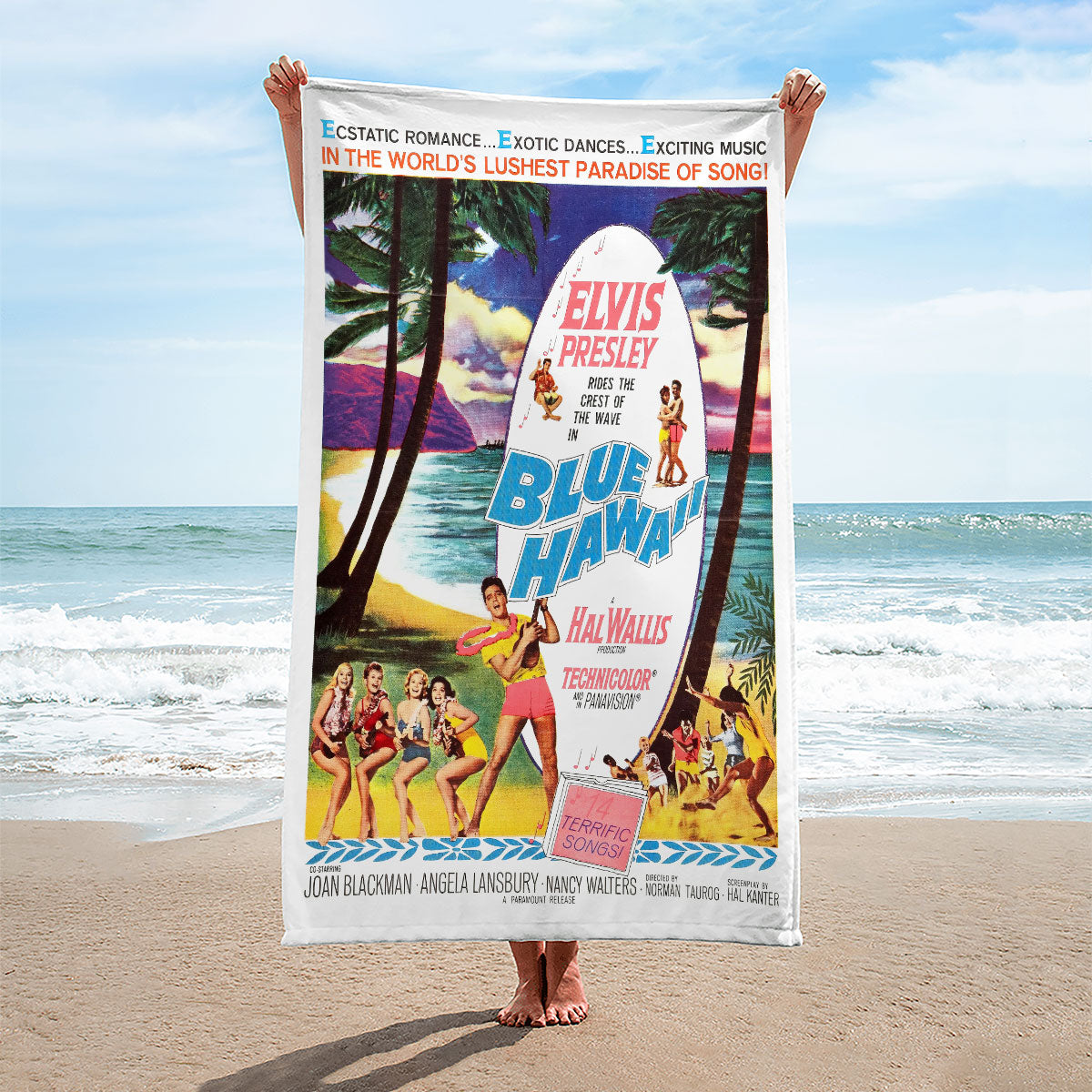 Elvis Presley Rectangle Beach Towel – HOATT18210