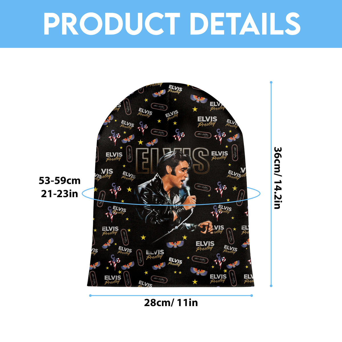 Elvis Presley Beanie Hat – HOATT 6361