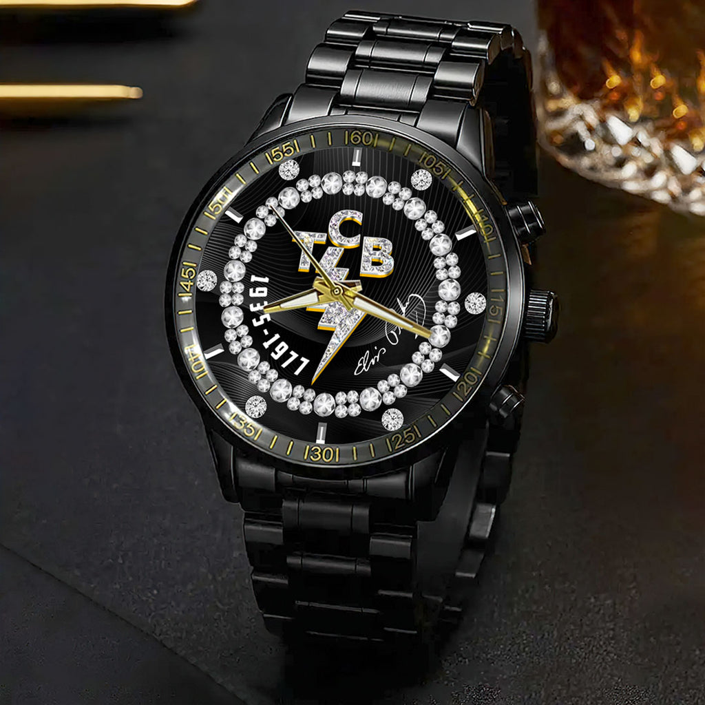 Elvis Presley Black Stainless Steel Watch – HOATT16098