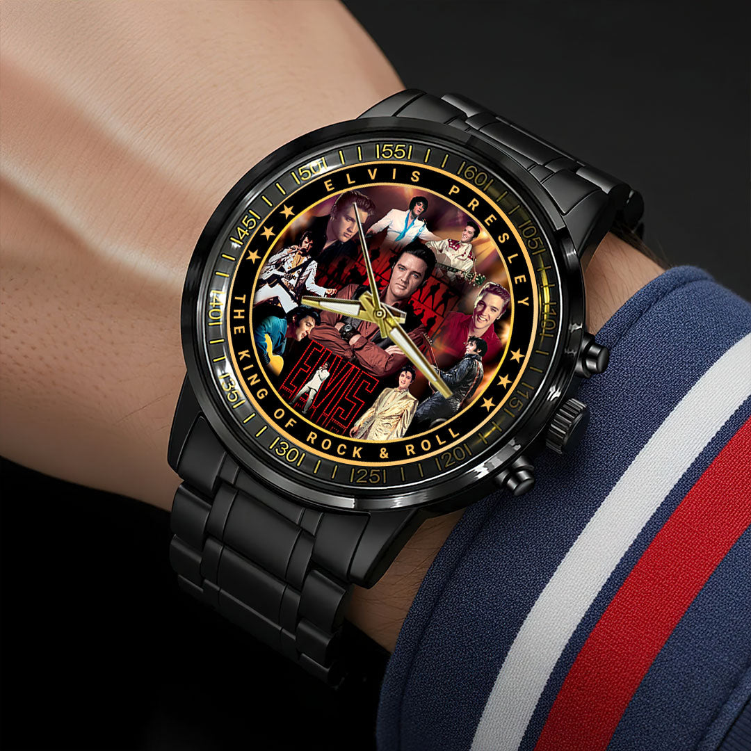 Elvis Presley Black Stainless Steel Watch – HOATT16391