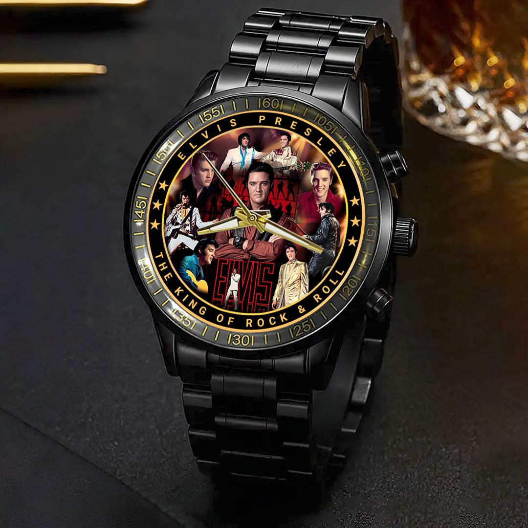 Elvis Presley Black Stainless Steel Watch – HOATT16391