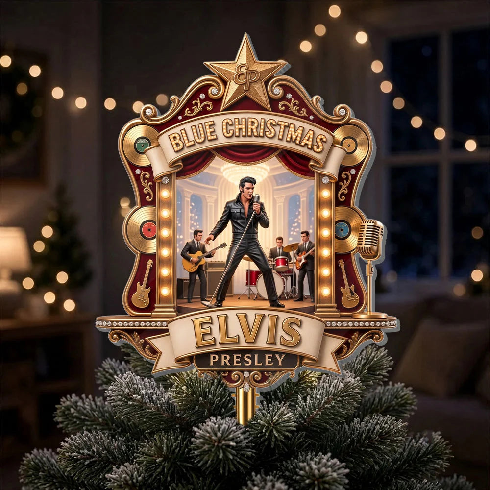 Elvis Presley Christmas Tree Topper – TMTHU9677