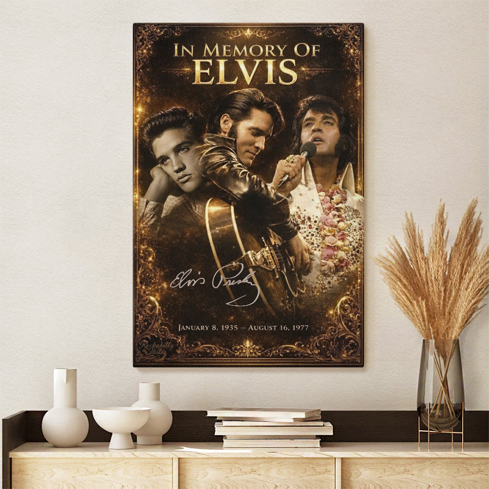 Elvis Presley Rectangle Canvas With Inner Frame – MAITM14719