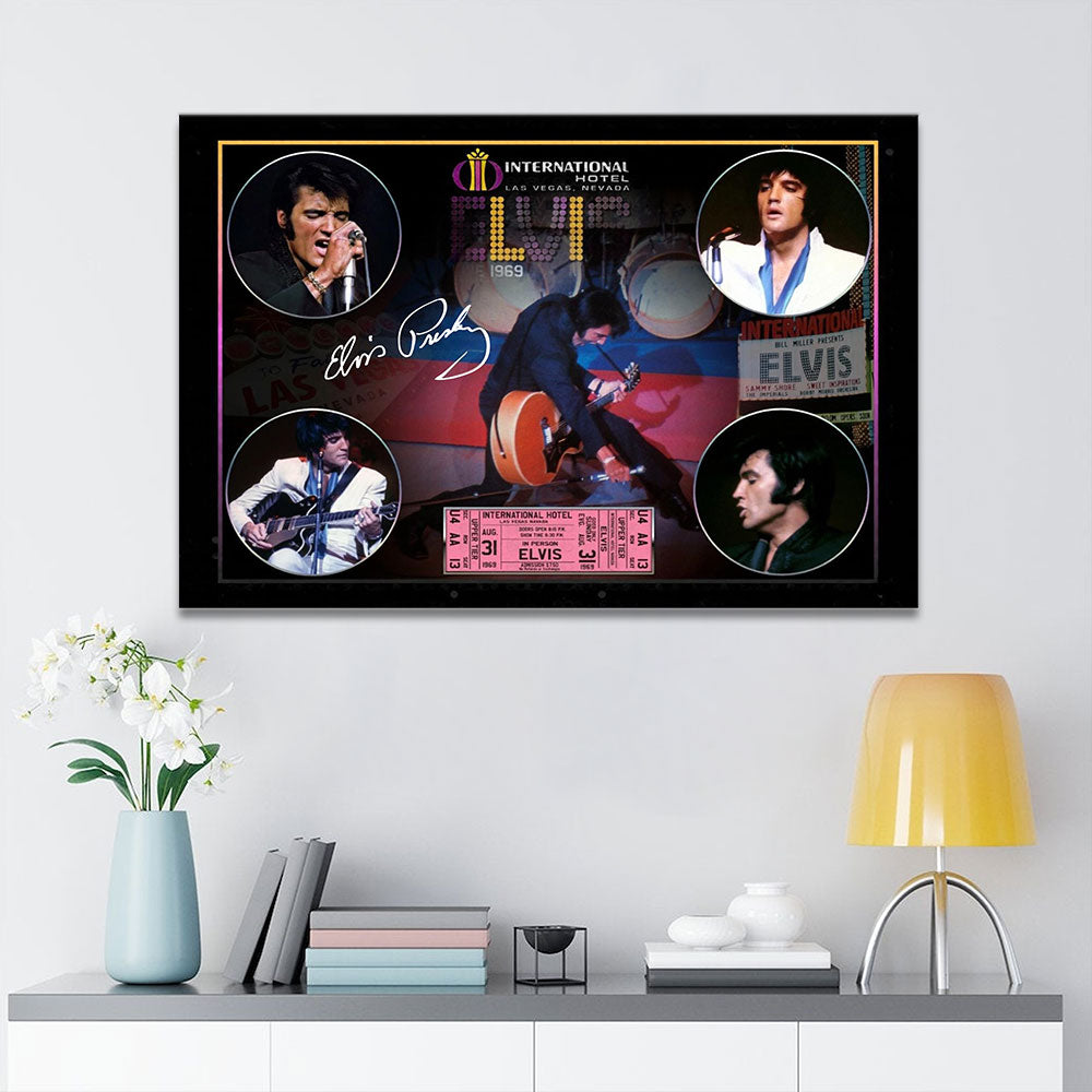 Elvis Presley Rectangle Canvas With Inner Frame – TANTN22027