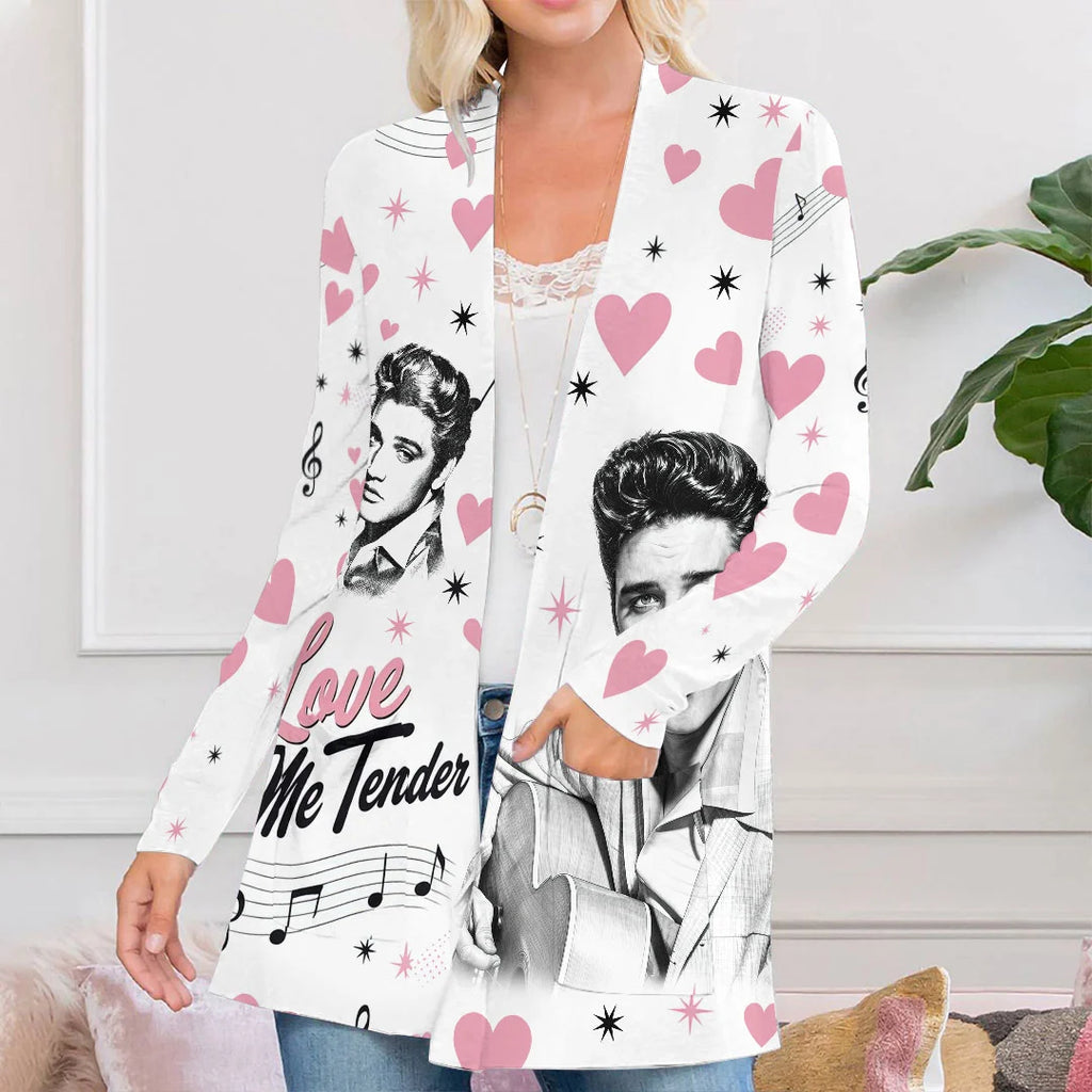 Elvis Presley Women's Patch Pocket Cardigan – HOATT20797