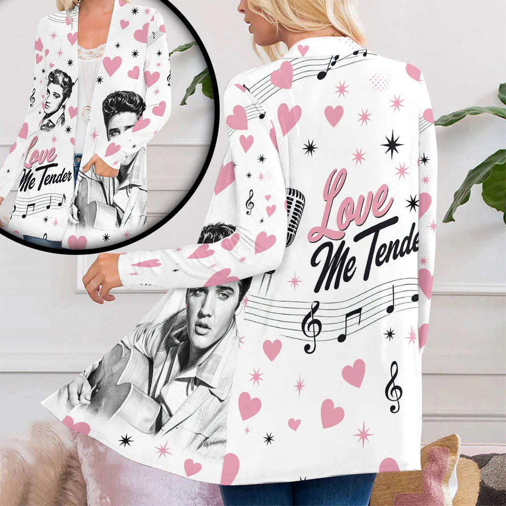 Elvis Presley Women's Patch Pocket Cardigan – HOATT20797