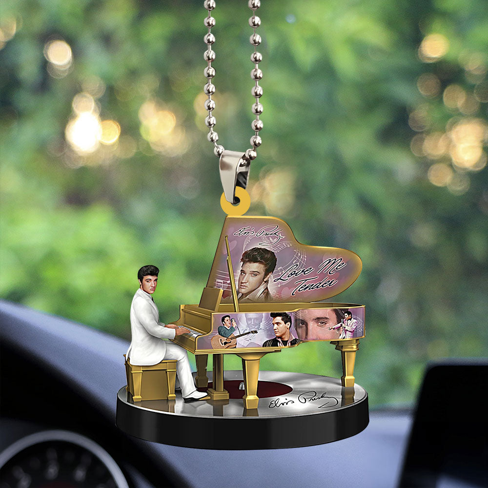 Elvis Presley Custom Shape 1-sided Acrylic Car Ornament – MAITM 7278