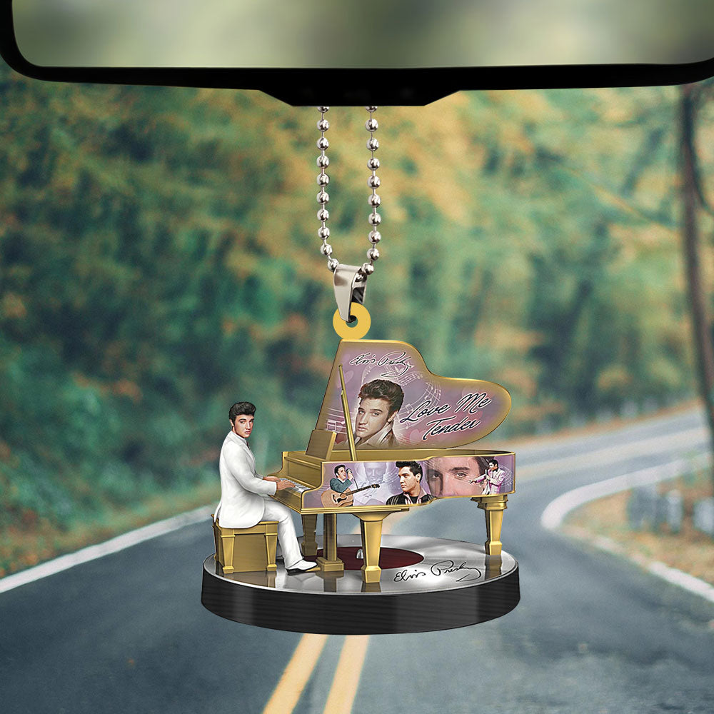 Elvis Presley Custom Shape 1-sided Acrylic Car Ornament – MAITM 7278