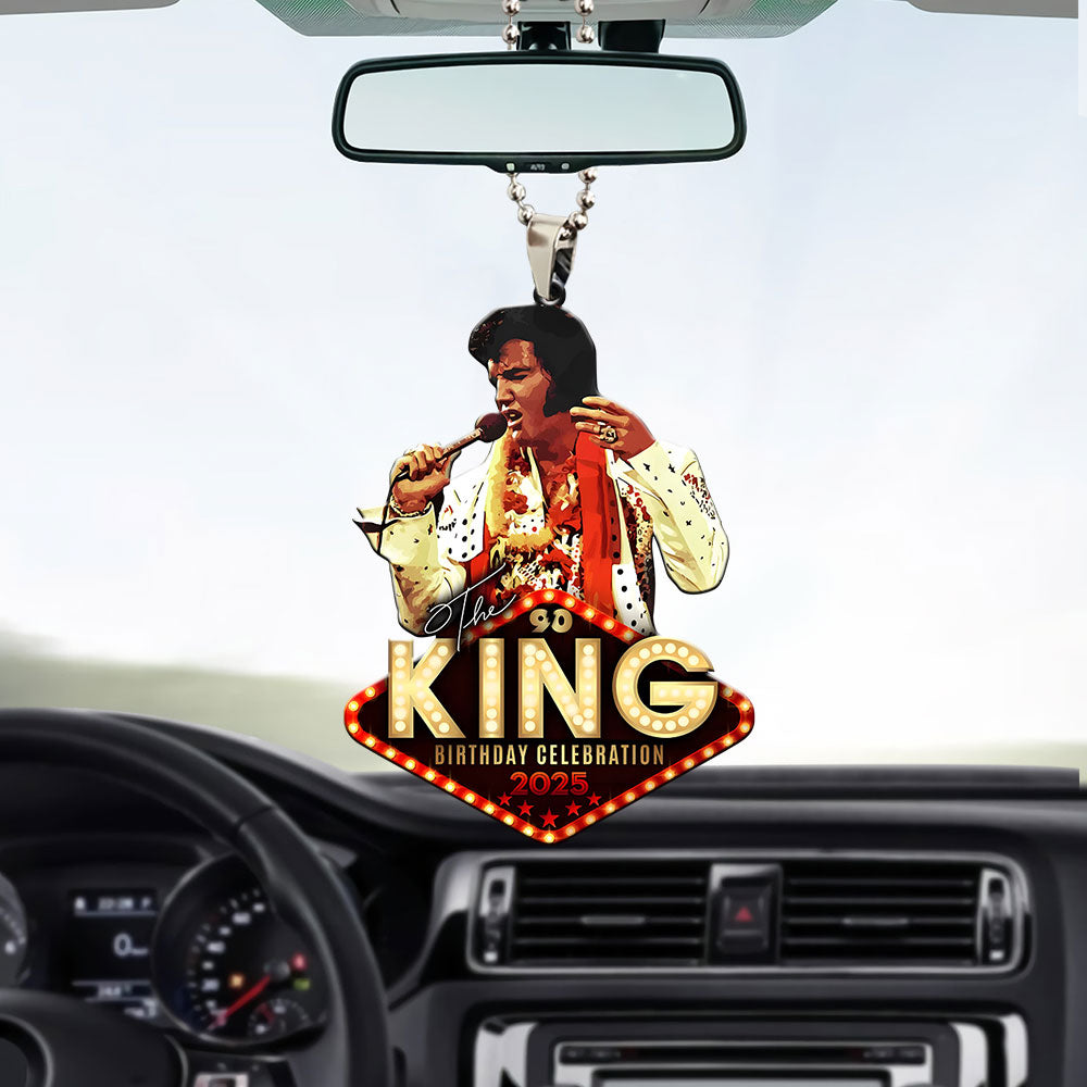 Elvis Presley Custom Shape 1-sided Acrylic Car Ornament – MAITM 9158
