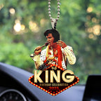 Elvis Presley Custom Shape 1-sided Acrylic Car Ornament – MAITM 9158