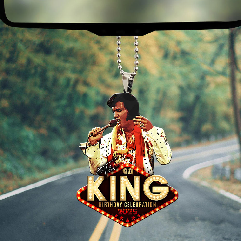 Elvis Presley Custom Shape 1-sided Acrylic Car Ornament – MAITM 9158
