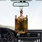 Elvis Presley Custom shape 2-sided Acrylic Car Ornament – MAITM12744