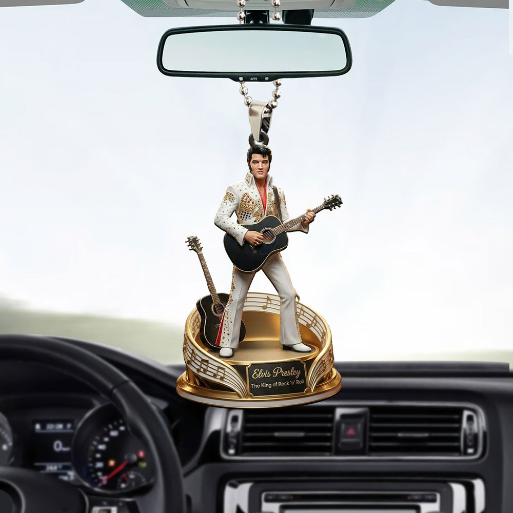 Elvis Presley Custom shape 2-sided Acrylic Car Ornament – MAITM14709