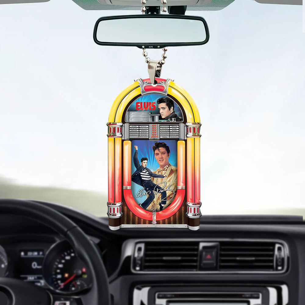 Elvis Presley Custom shape 2-sided Acrylic Car Ornament – MAITM15108