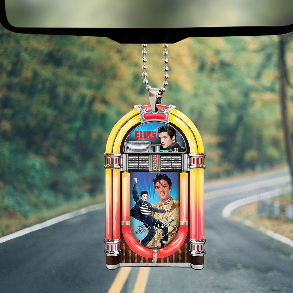 Elvis Presley Custom shape 2-sided Acrylic Car Ornament – MAITM15108