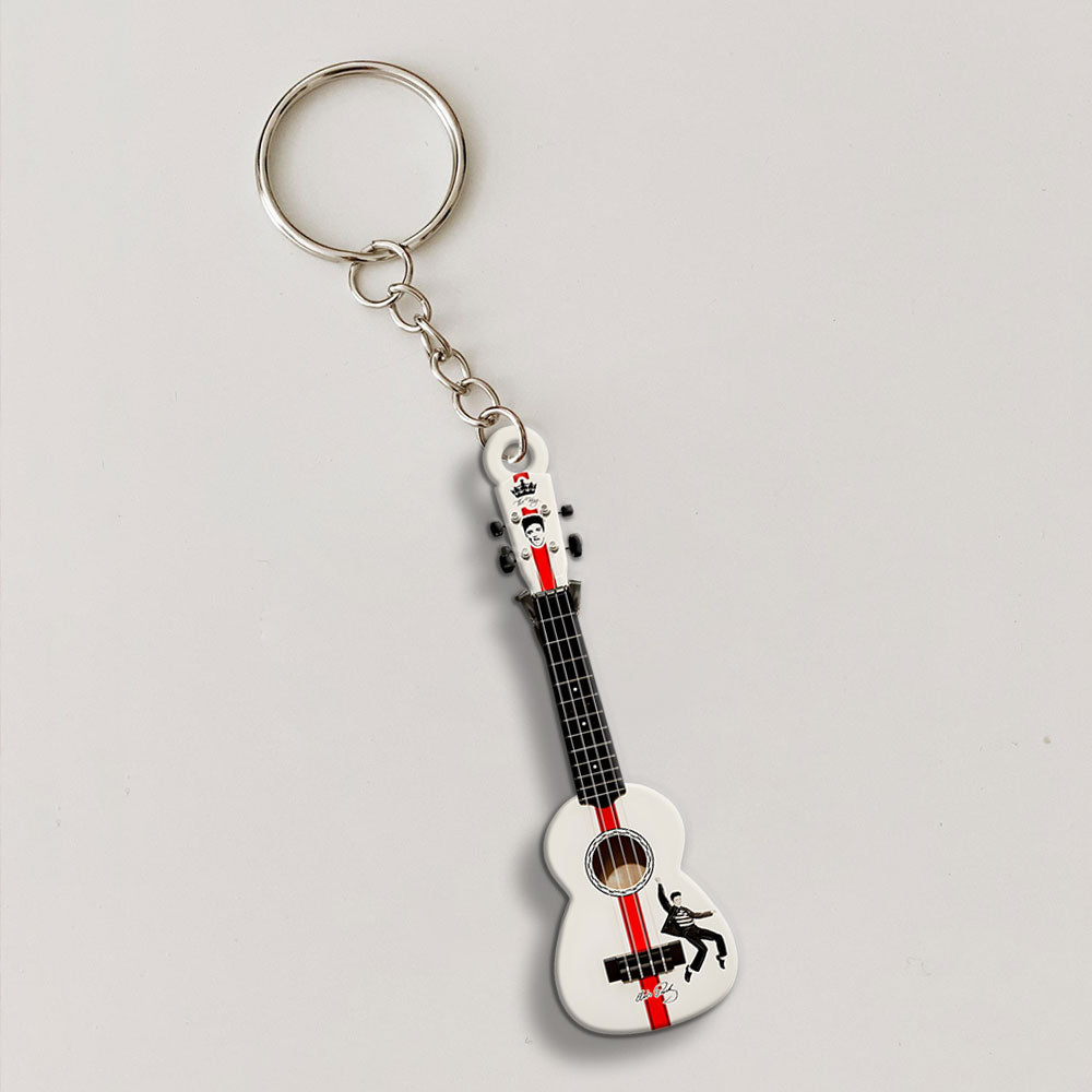Elvis Presley Custom Shape 2-sided Keychain – MAITM 11593