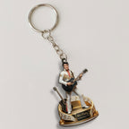 Elvis Presley Custom Shape 2-sided Keychain – MAITM14879