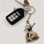 Elvis Presley Custom Shape 2-sided Keychain – MAITM14879
