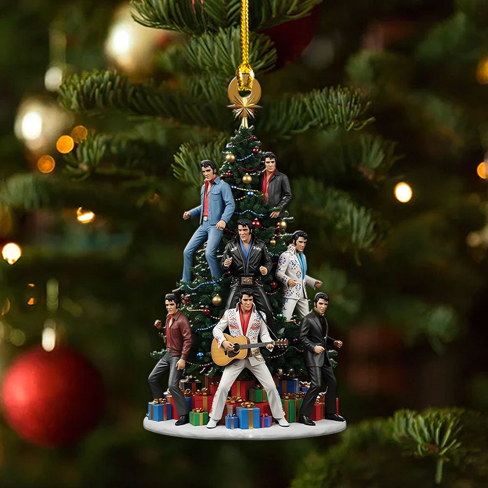 Elvis Presley Custom Shape 2-sided Acrylic Ornament – MAITM13283
