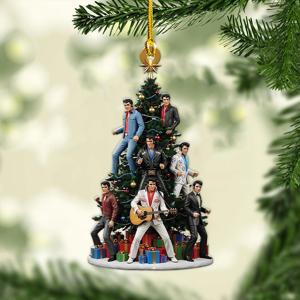 Elvis Presley Custom Shape 2-sided Acrylic Ornament – MAITM13283